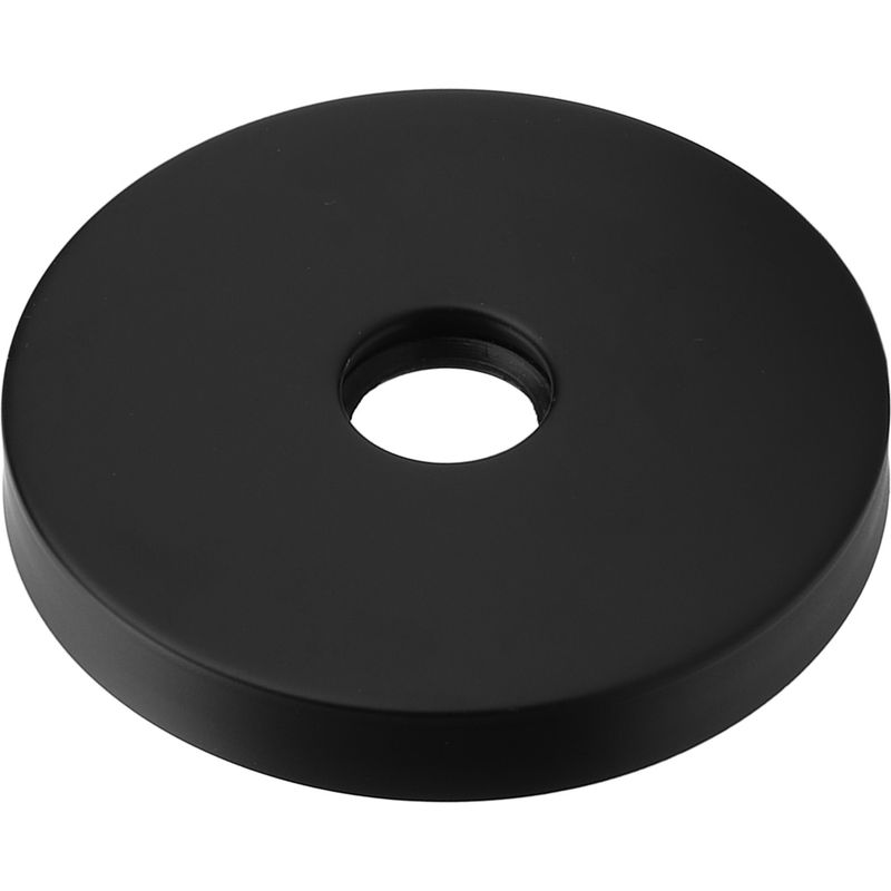 Großer Duscharmflansch Aus Edelstahl 304, Abdeckplatte Für G1/2-zoll-schlauchwechsel, Schwarzes Haus