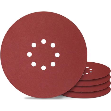 225-mm-schleifscheibe, 8 Löcher, Körnung 400, Für Wandschleifer, Schleifpapier (10 Stück)