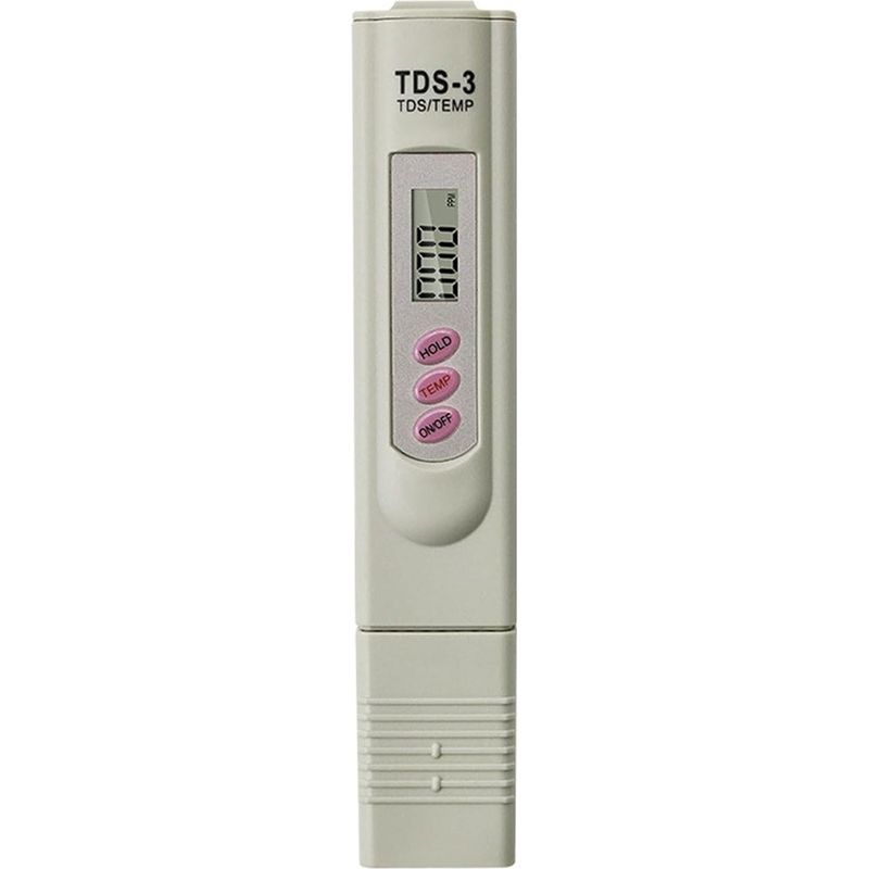 Lcd-trinkwasserqualitätsmessgerät, Digitaler Temperaturmesser (ppm), Wasserreinheitsmesser (0-9990 Ppm) Zur Messung Von Wasser In Hydrokulturen, Aquarien, Schwimmbädern Und Spas (misst Nicht Den Ph-we