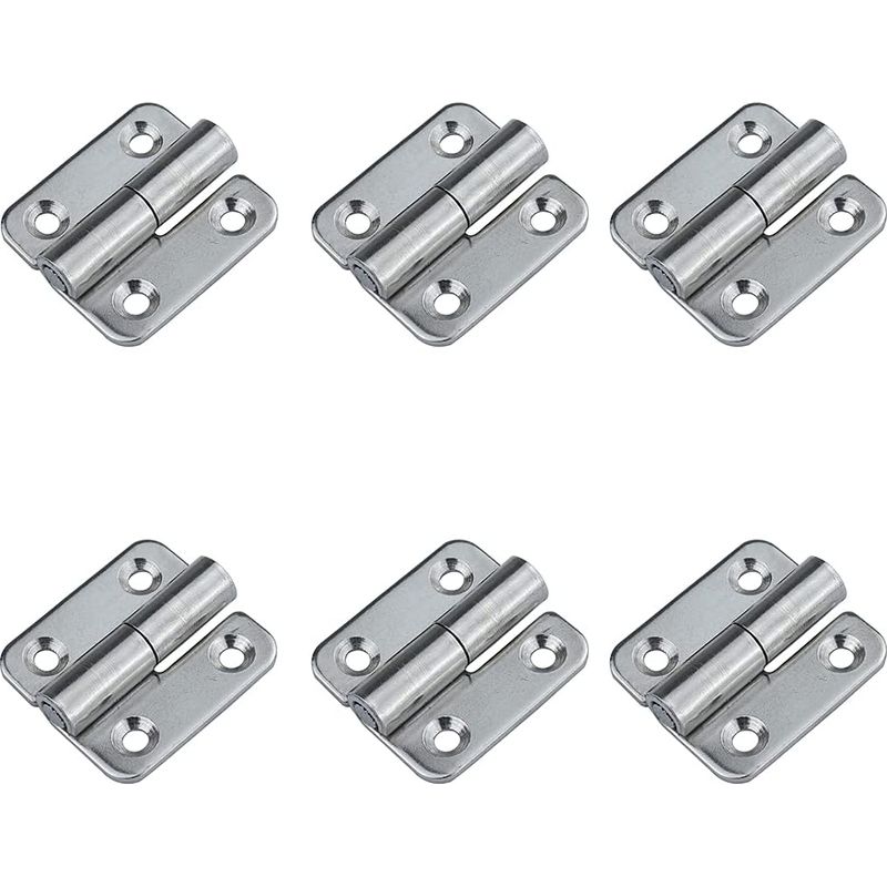 Set Mit 6 Abnehmbaren 3,8-cm-scharnieren – Abnehmbare Türscharniere – Edelstahl 304 – Für Rechtsanschlag