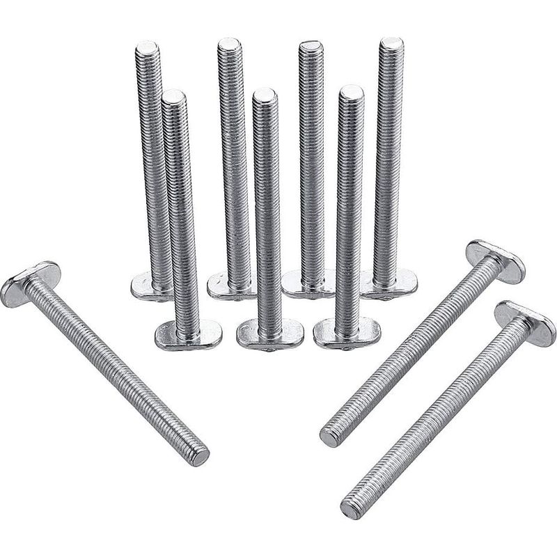 10 Stück T-nut-schraubenbefestigungswerkzeug M8x100mm Gewindedübel T-mutter Gleitschraube Bolzen Für Holzbearbeitungswerkzeug Für Gehrungsschiene
