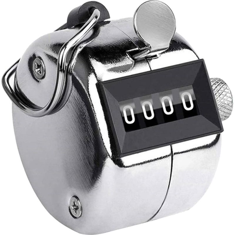 Manueller Zähler, Handzähler, Sportveranstaltungs-punktezähler, Mechanischer Klicker Zum Zählen Von Personen Oder Punkten, Mechanischer Manueller Zähler Für Sport/training/schule/golf (größe: 45x30mm)