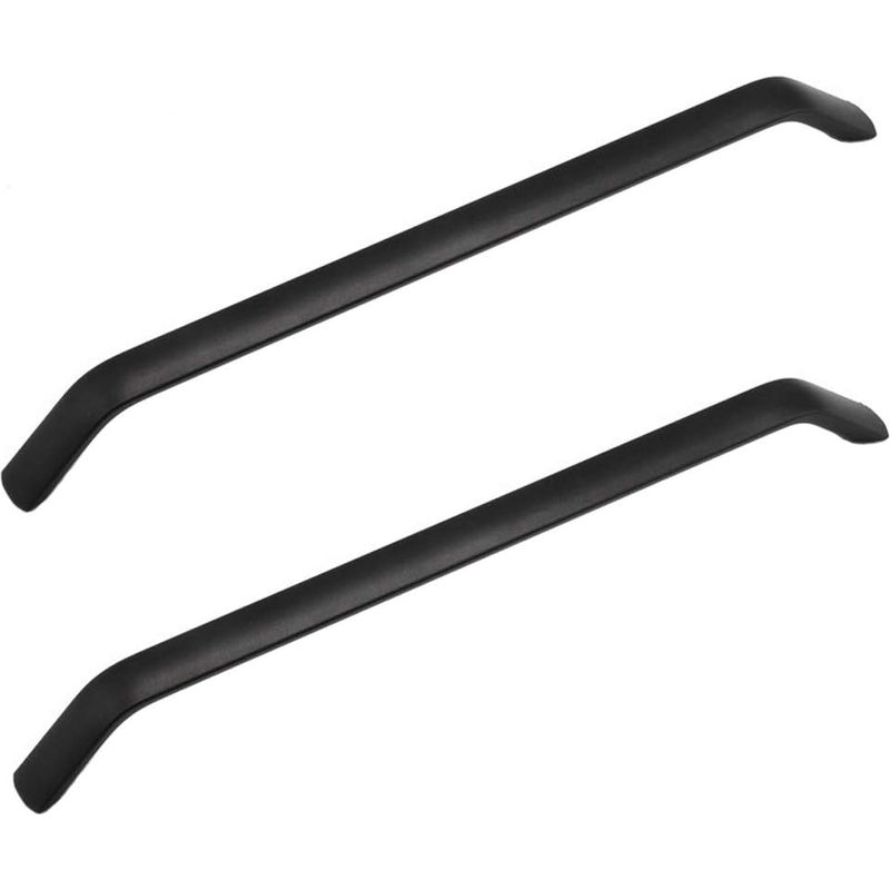 2 Schwarze 224 Mm Küchenschrankgriffe Aus Aluminiumlegierung Für Küchenschränke, Türen, Kleiderschränke, Schubladen, Schlafzimmermöbel, Inklusive Schrauben