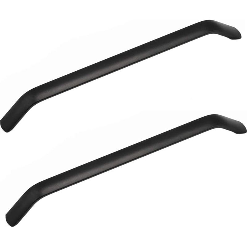 X 192 Mm Schwarze Küchenschrankgriffe Aus Aluminiumlegierung Für Küchenschränke, Türen, Kleiderschränke, Schubladen, Schlafzimmermöbel, Inklusive Schrauben