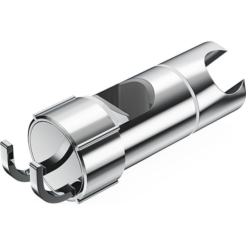 Universelle Duschkopfhalterung, 18–25 Mm, Verstellbar Für Duschstangen, 360° Drehbar, Hochwertiger Abs-kunststoff, Verchromt