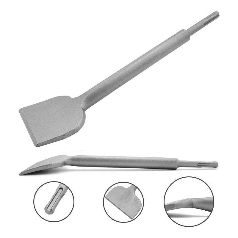 Sds Plus Fliesenmeißel, 280 Mm X 75 Mm, Hochwertige Spreizserie, Gebogener Meißel-fliesenschneider Für Keramik- Und Bodenfliesen