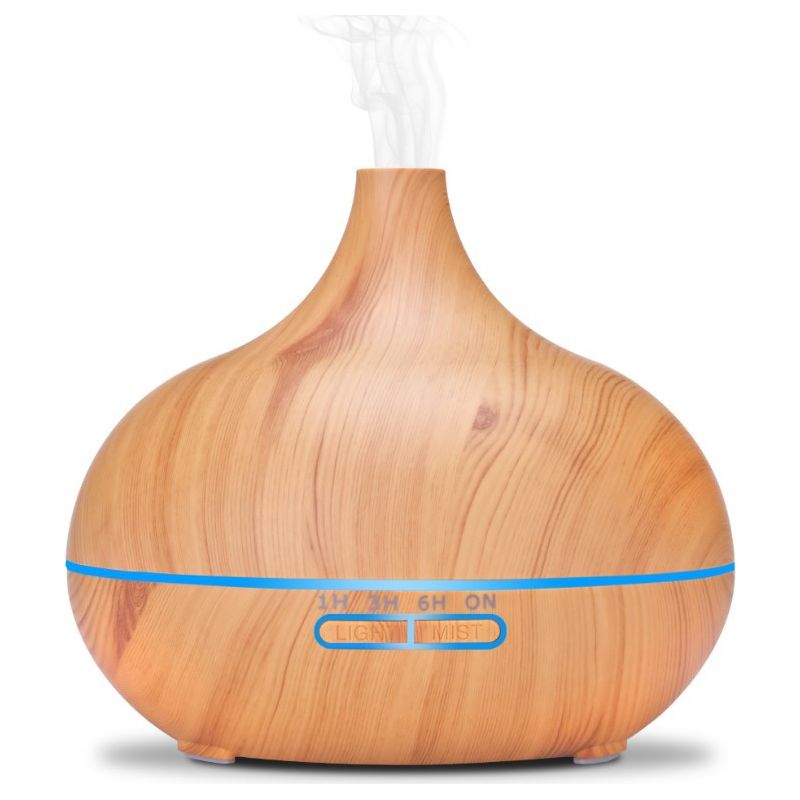 500-ml-aroma-diffusor, Ultraschall-luftbefeuchter Mit 7-farbiger Led-beleuchtung, Automatischer Abschaltung, Für Zuhause, Wohnzimmer, Yoga Und Spa