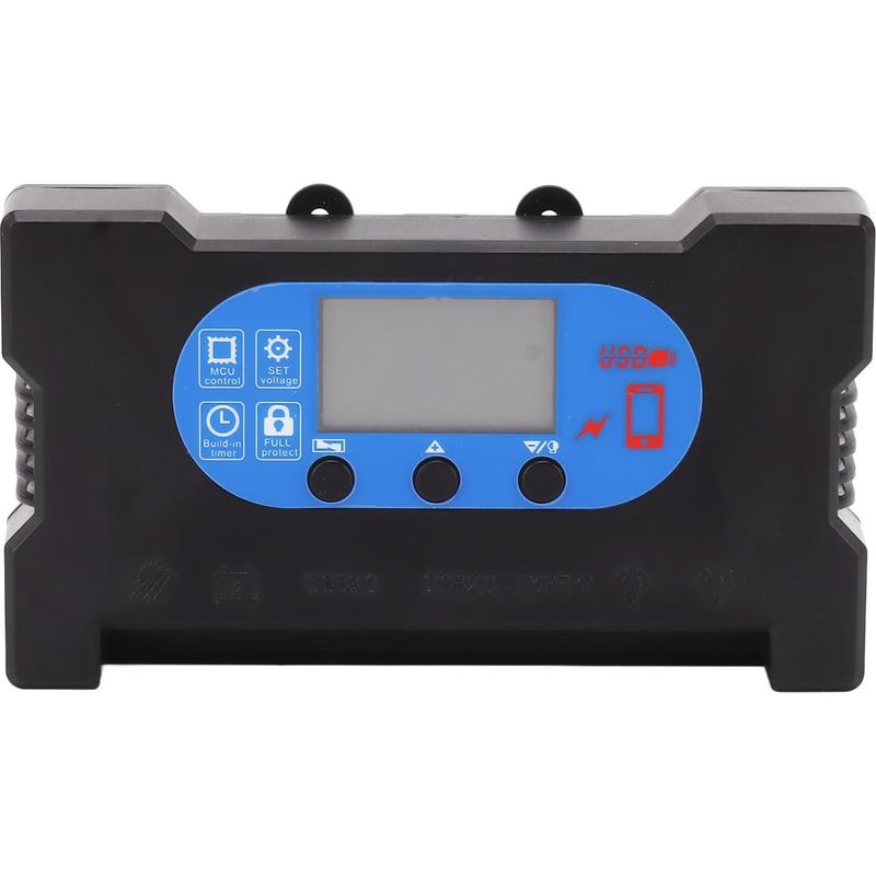 40-a-solarladeregler, Zwei Usb-typ-c-anschlüsse, Automatische Erkennung, Solarladeregler, Direktantrieb Für Photovoltaikmodule