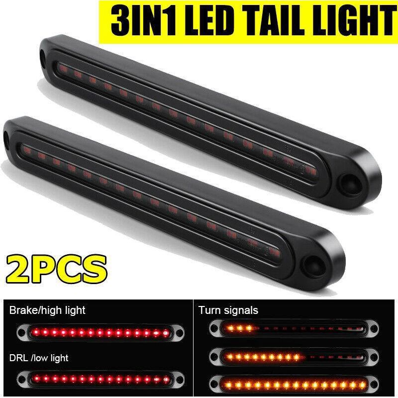 Stück – 30 Led-anhänger-rückleuchten, Rot-gelber Projektor, E4-auto-rückleuchten, 12–24 V