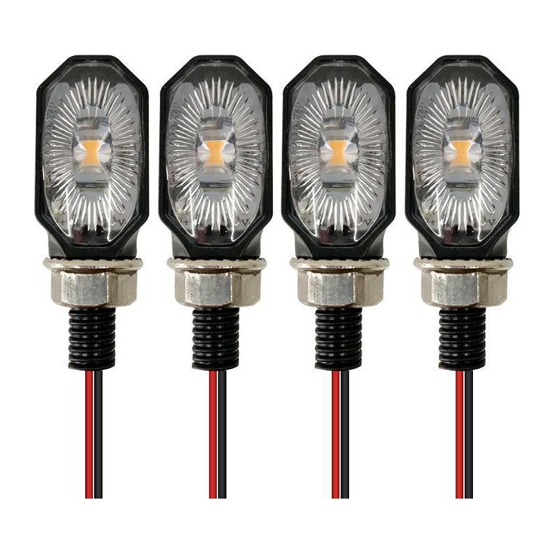 Stück - 1 Kleines Ovales Led-motorradblinkerlicht
