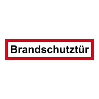 Eichner Brandschutzschild Brandschutztür Rot