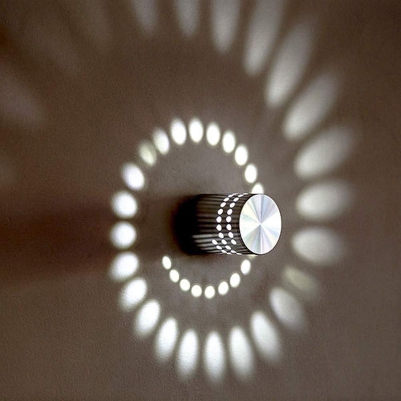 Moderne Led-wandleuchte Für Den Innenbereich, 3 W, Kaltweiß, Dekorative Aluminium-wandleuchte, Stimmungsleuchte Für Kinderzimmer, Flur, Hotel, Restaurant, Küche, Esszimmer