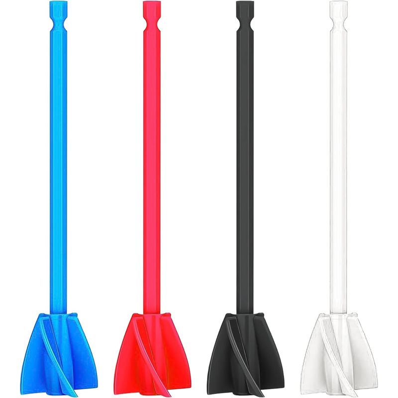 4-teiliges Farbmischer-set, Rührpaddel Für Harzmischer An Bohrmaschinen, Epoxidharzmischer, Zubehör Für Harzmischer Zur Montage An Farbrührgeräten