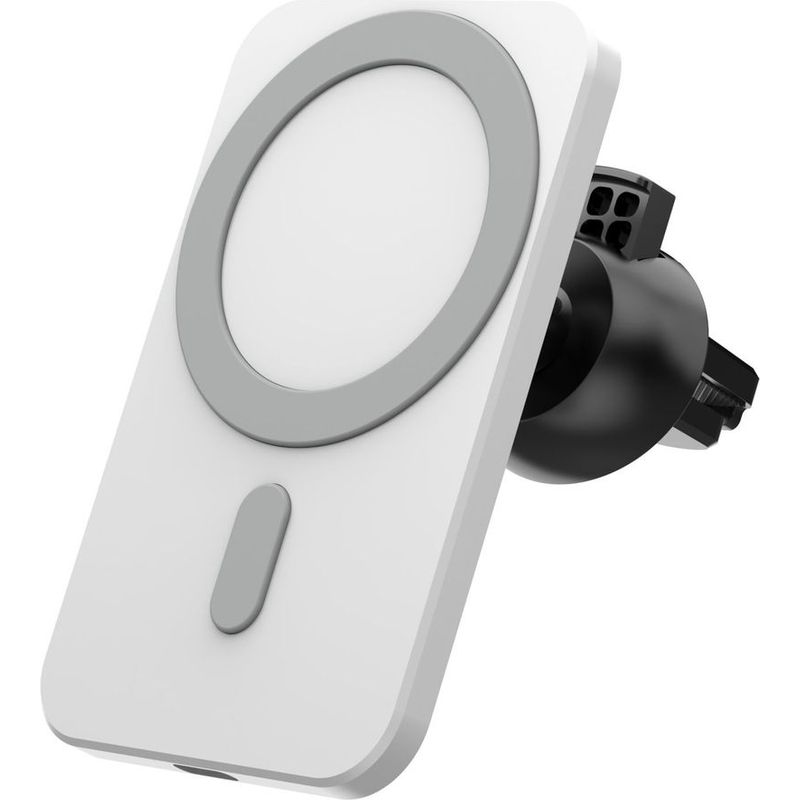 Magsafe Kabelloses Autoladegerät, Kompatibel Mit Iphone 13/13 Pro/13 Mini/13 Pro Max/12/12 Pro/12 Mini/12 Pro Max, Schnelles Kabelloses Autoladegerät, Magnetische Autohalterung, Weiß
