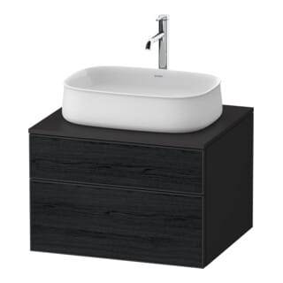 Duravit Waschtischunterschrank Zencha 65x55cm, 1 Lad, E schw/gra m, k Einr-Sys