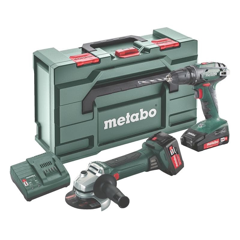 Metabo Akkuset Combo Set 2.4.3 18 V (685082000); Bs 18 + W 18 Ltx 125 Quick; Metabox 165 L