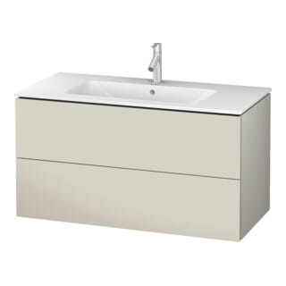Duravit Waschtischunterschrank L-Cube 102x48,1cm, Tau ma, 2 Schub., wandhängend