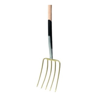 Floraworld Kompostgabel 210mm 5 Zinken Mit Stiel Gesamtlänge 1,39 M