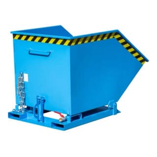 Bauer Südlohn Späne-Kippmulde SKK 600, lackiert, Lichtblau