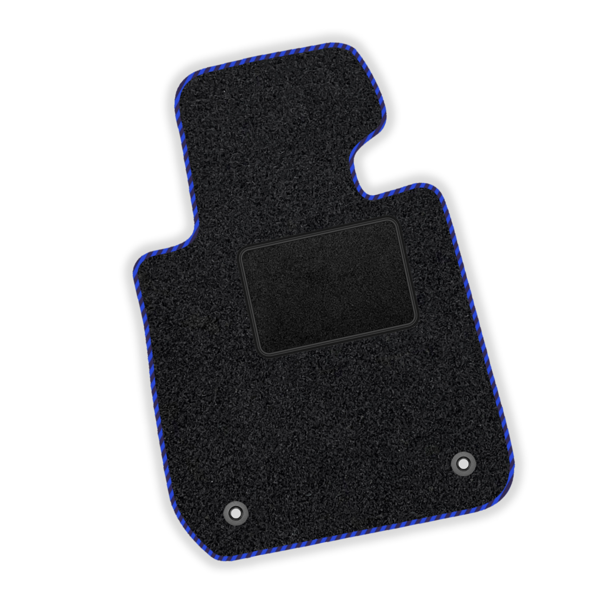 [sp]klmi005 Blau – Fahrer-veloursmatte – Automatten Passend Für: Mitsubishi Eclipse Iv 2006–2011, Blaue Paspelierung