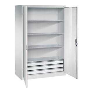 C+P Werkzeugschrank mit Schubladen Acurado, 1950x1200x600mm, 7035/7035