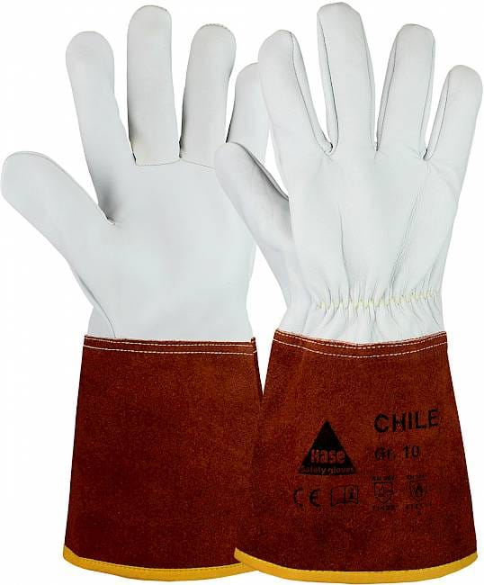 Hase Chile Schweißerhandschuh aus Schafsnappaleder Größe 12