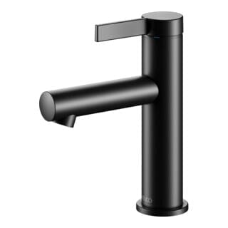 Keuco Waschtisch-Einhebelmischer 100 IXMO Pure Ausl. 110mm, o. Abl-Garnitur, sw matt