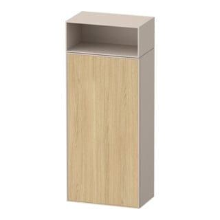 Duravit Halbhochschrank Zencha 40x24x96,1cm, 1 T, An R, E nat/tau matt