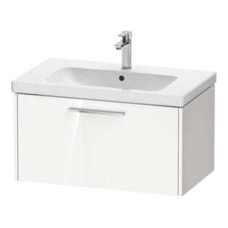 Duravit Waschtischunterschrank D-Code 78,4x40x46cm, 1 Ausz., we. hgl, Gr. chr