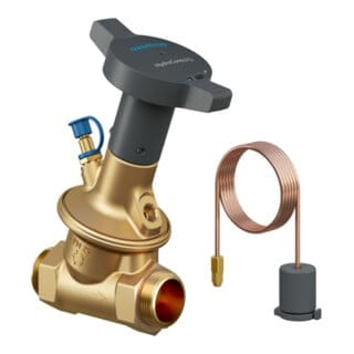 Oventrop Strangregulierventil Hydrocontrol D DN 15, Rp 1/2, PN 16, beids. AG, Messing