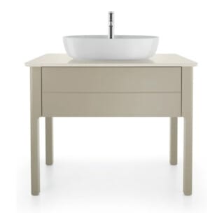 Duravit Waschtischunterschrank Luv 93,8x57x74,3cm, 1 AZ, steh., Tau s-matt