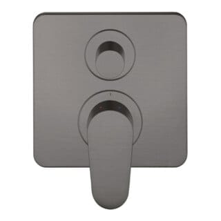 hansgrohe Fertigset Axor Citterio M UP-Wannen-Einhebelmischer, brushed black chrome
