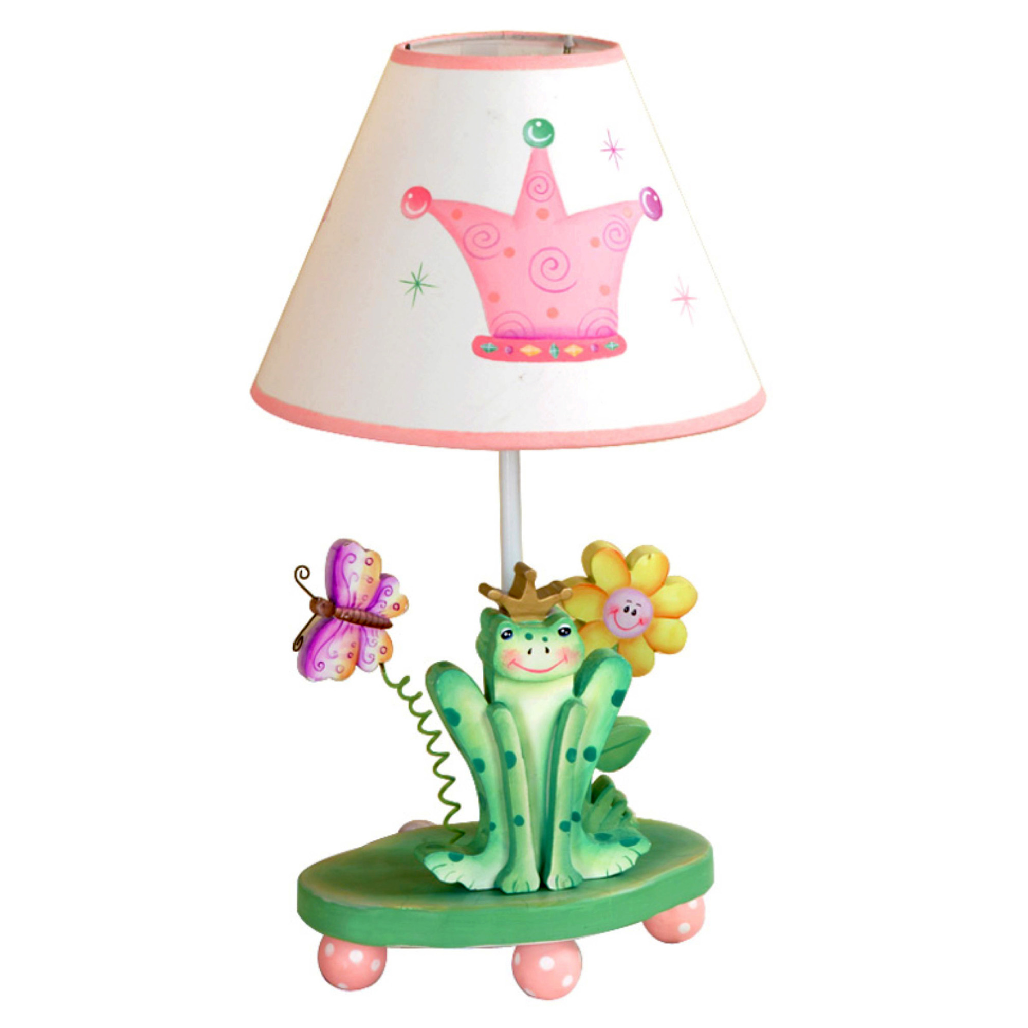 Fantasy Fields Princess &amp Frog Kids Nachttisch Led Tischlampe W-7506ae