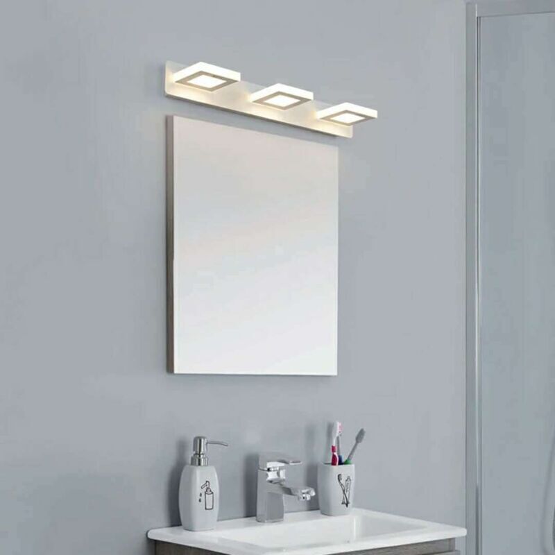 360° Verstellbare Badezimmer-wandleuchte – 6000 K Kaltweißes Licht – 12 W, 780 Lm – Ip44 Wasserdicht – 48 Cm Länge – 585 Lm