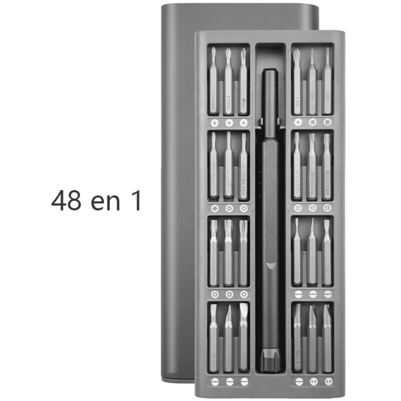 48-in-1 Magnetisches Präzisionsschraubendreher-set, Präzisions-reparaturwerkzeug-set Mit Magneten, Schraubendreher-reparaturwerkzeuge Für Pc, Laptop, Elektronisches Spielzeug, Kamera