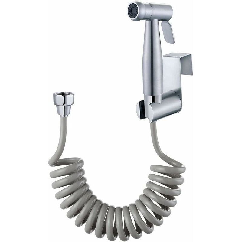Hochwertiges Bidet-set Mit Wasserhahnhalterung, Inklusive Spülkastenhaken Und 150 Cm Langem, Teleskopierbarem, Flexiblem Abs-duschschlauch Für Die Tägliche Körperpflege.