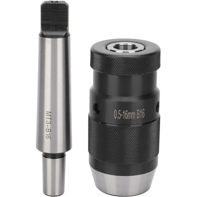 Für Mt3-b16 Säulenbohrmaschine, Schnellspannfutter 0,5-16 Mm, Morsekonus-schnellspannvorrichtung, Geeignet Für Säulenbohrmaschinen, Fräsmaschinen, Drehmaschinen