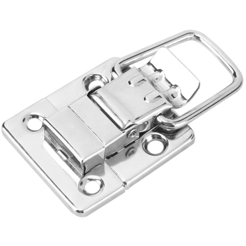 Knebelverschluss Aus Silberfarbenem Edelstahl, 10 Stück, Für Schachtel, Etui, Koffer