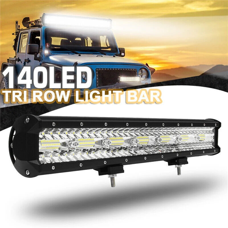 51 Cm 420 W Led-lichtleiste – 6000 K Farbtemperatur – Ip67 Wasserdicht – Geeignet Für Geländewagen, Lkws, Traktoren, Boote