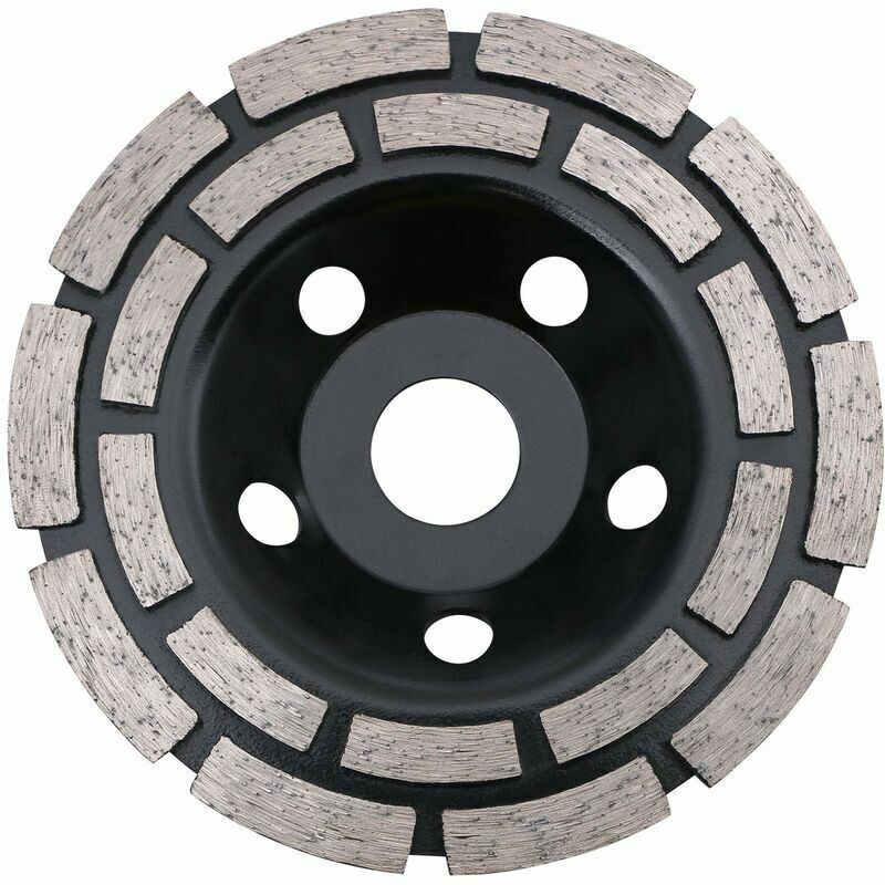 180-mm-diamantscheibe Für Winkelschleifer – 22,2 Mm Bohrung – Zum Schleifen Von Beton, Granit Und Mauerwerk – Maximale Drehzahl 12.250 U/min