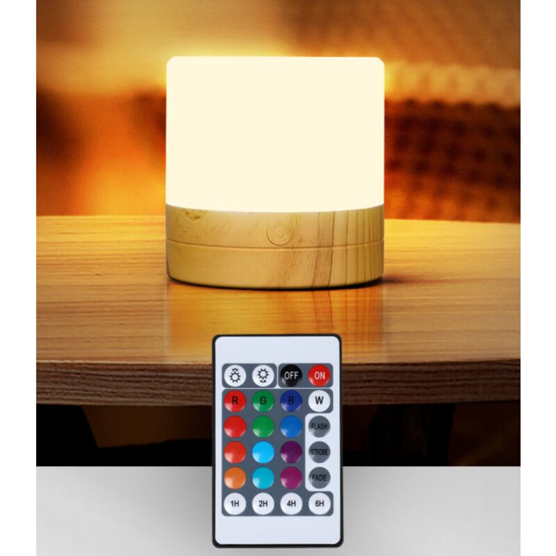Led-tischleuchte Für Den Außenbereich Mit Fernbedienung, Dimmbare Rgb-außenlaterne, Tragbares Design, Wasserdichte Ip44-gartenleuchte, Usb-nachtlicht Für Den Innenbereich, 16 Farben, 4 Modi, 10 Cm-a
