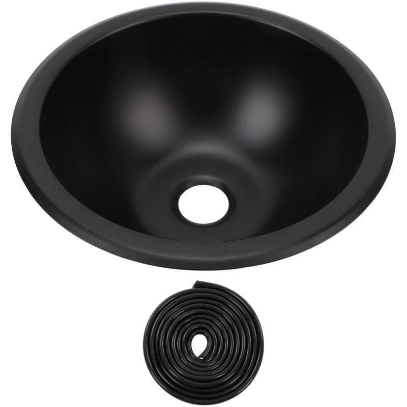 Rundes 9 X 4 Zoll (23 X 10 Cm) Spülbecken Aus Edelstahl 304 – Einbaumontage – 40 Mm Abflussloch – Für Wohnmobile Und Boote