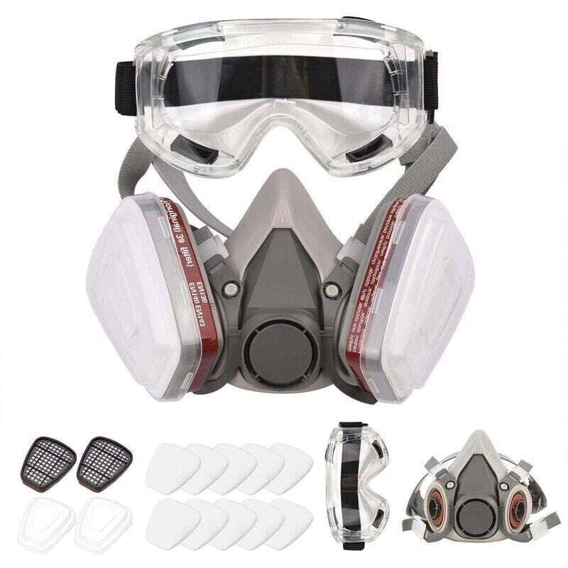 Wiederverwendbare Halbmaske 6200, Gasmaske, Atemschutzmaske Mit Schutzbrille Für Malerarbeiten, Organisches Dampfschweißen, Polieren, Holzbearbeitung Und