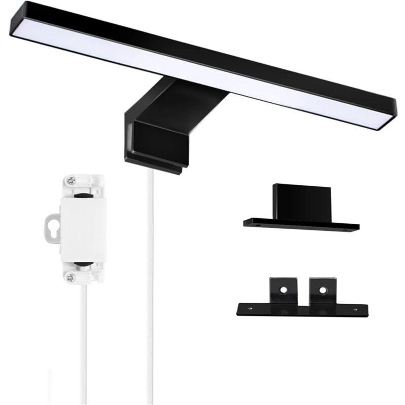 Badezimmer-spiegelleuchte, 8 W, 60 Cm, 680 Lm, 230 V, 3000 K, Ip44 Wasserdicht, Schutzklasse Ii, 3-in-1-led-spiegelleuchte, Flimmerfrei, Zum Anklemmen An Spiegel, Schrank Oder Wand, 600-mm-led-lampe,