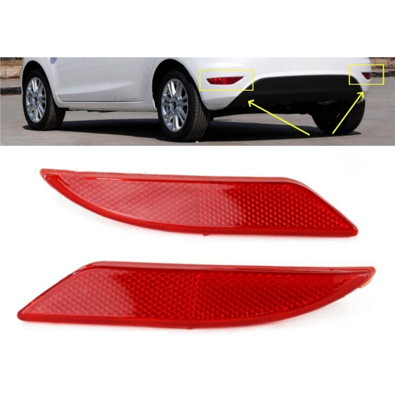 Paar Reflektierende Streifen (rechts Und Links) Für Ford Fiesta 2009–2012, Heckreflektor Dk43515m0 Dk43515l0 8a69515b0ab