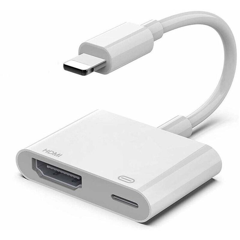 Iphone-zu-hdmi-adapter – 1080p Hd Digital Av Tv – Kompatibel Mit Iphone Und Ipad.