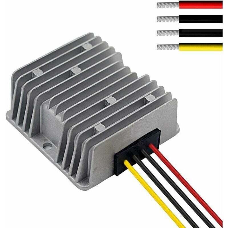 Spannungswandler, Kfz-gleichstrom-spannungsstabilisator 12v 15a Überspannungsschutz Stromregler Für Auto, Lkw, Fahrzeug, Boot, Solaranlage Usw. (dc10-24v Eingang, Dc12v Ausgang)