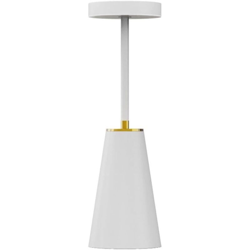 Kabellose Led-tischleuchte Mit Einstellbarer Helligkeit, Ip54 Wasserdicht, 3 Farbtemperaturen, Touch-steuerung, Gehäuse Aus Metall Und Polycarbonat, Für Den Innen- Und Außenbereich, Esstisch, Tisch