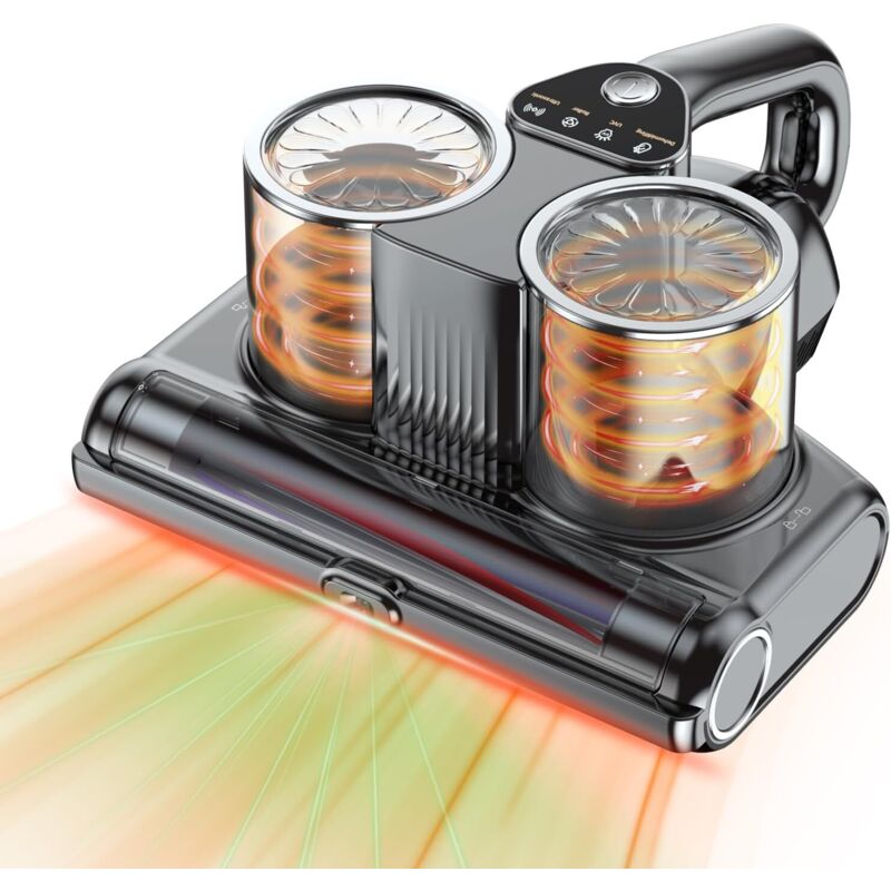 Handstaubsauger, 16 Kpa, Milbenabweisend, Mit Uv-licht, 500 W, Dunkelgrau
