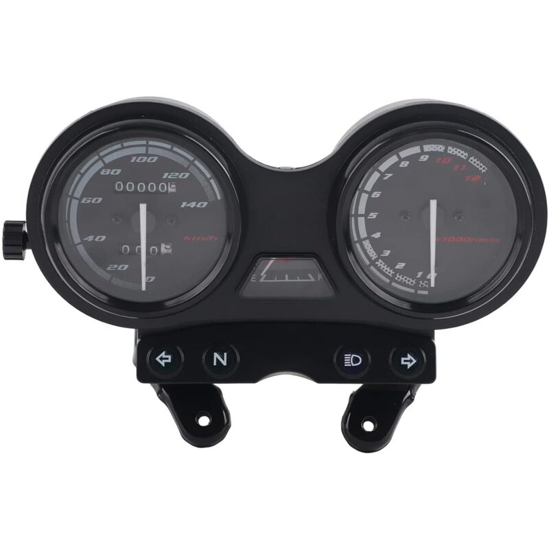 Motorrad-tachometer, Kilometerzähler Aus Kunststoff Für Ybr 125 (schwarz), Armaturenbrett